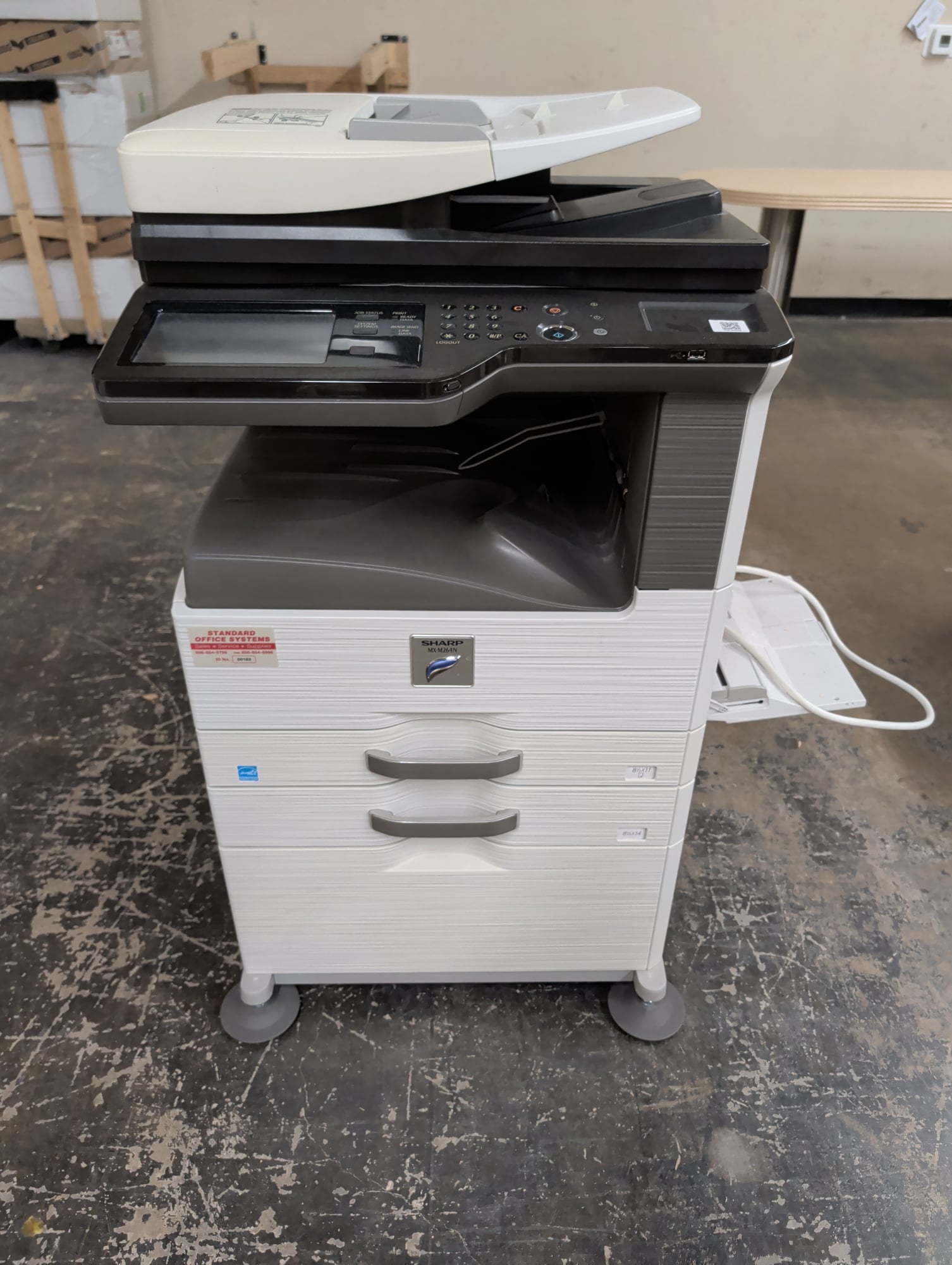 Sharp MX-M264N B&W Multifunction Copier Printer Scanner
