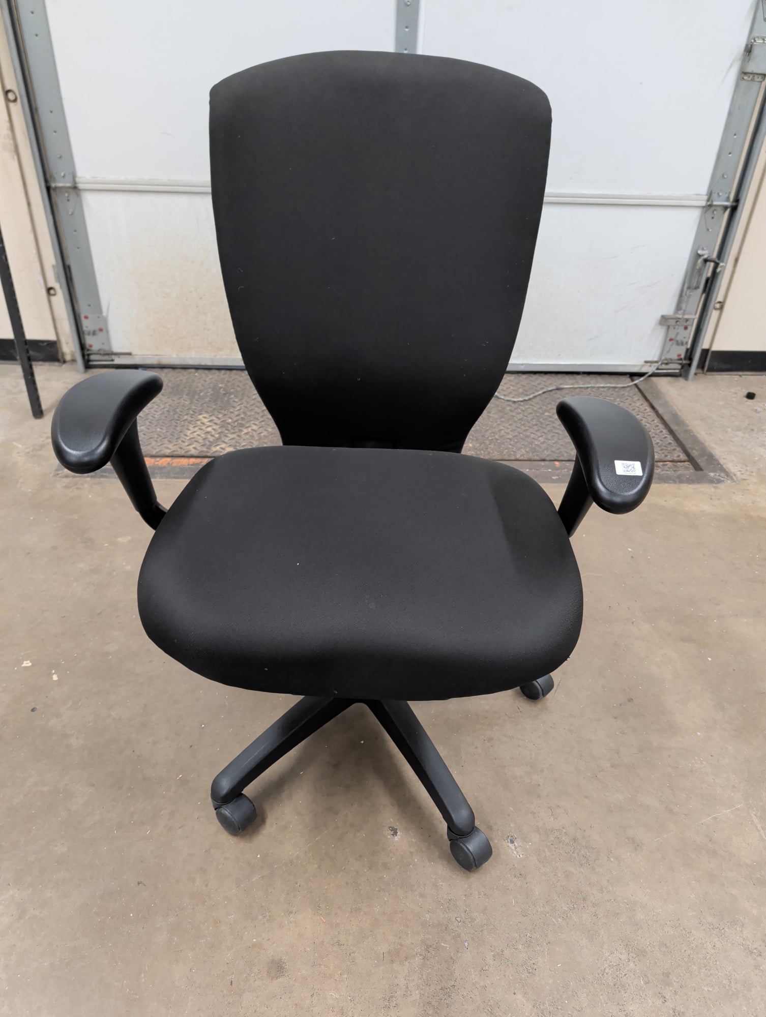 National Office Furniture Big & Tall Task Chair w/ Arms - Black