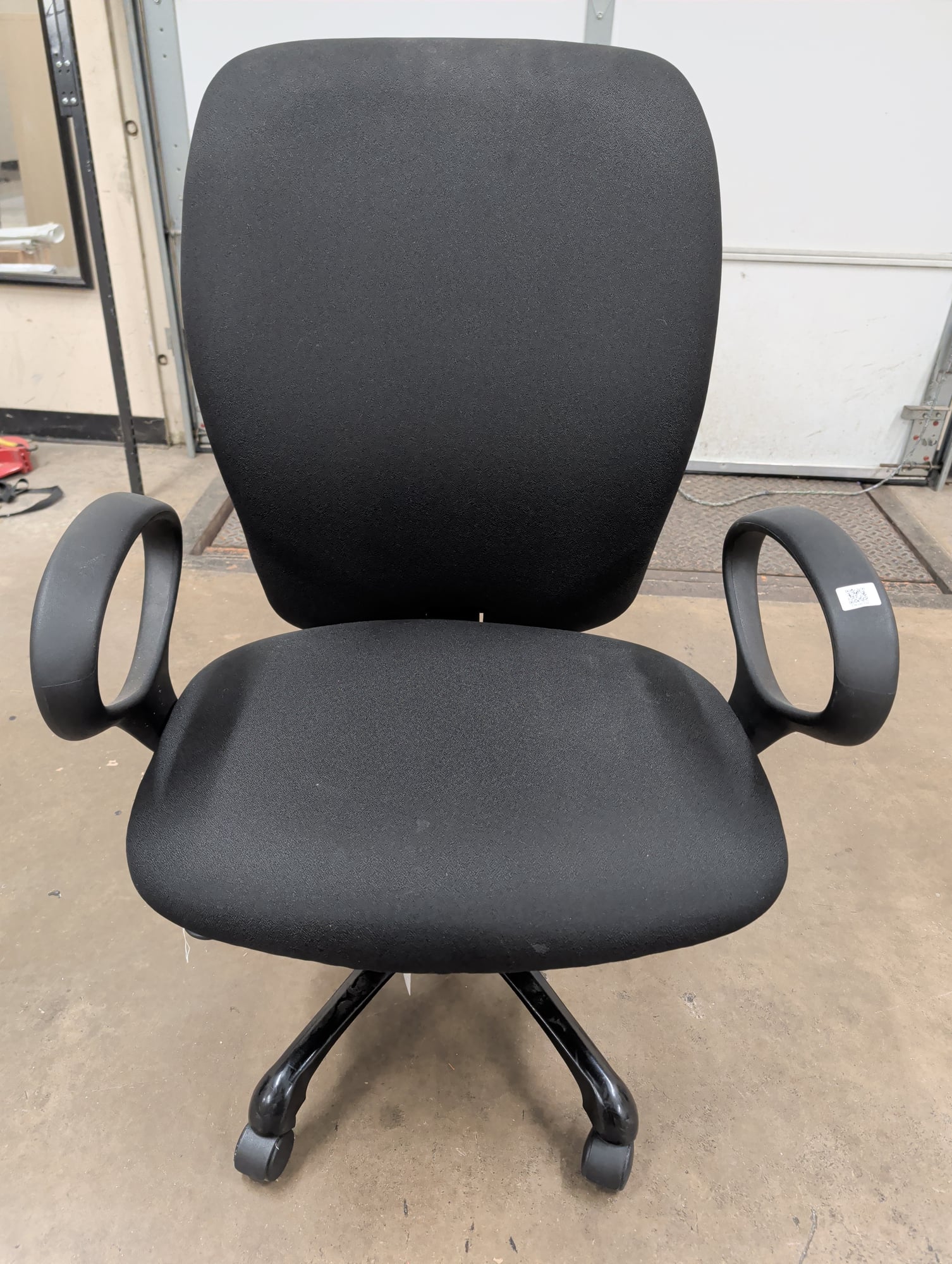 National Office Furniture Big & Tall Loop Arm Upholstered Back Chair