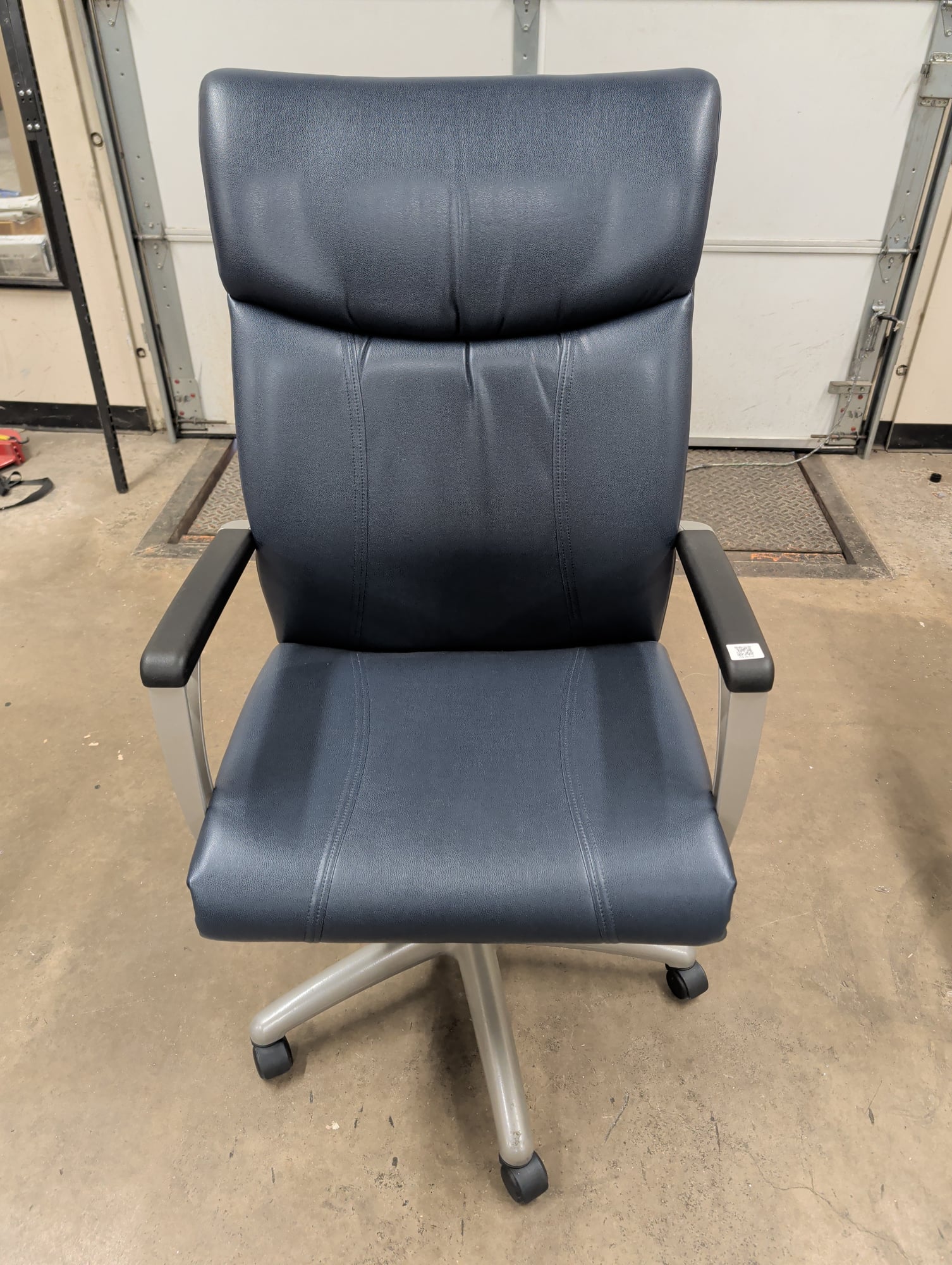 National Office Furniture Respect High Back Leather Chair w/ Arms