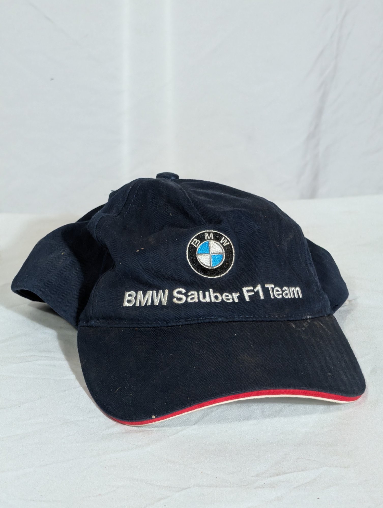 BMW Sauber F1 Team Cap Navy Adjustable Hat Formula 1 Official Team Merch