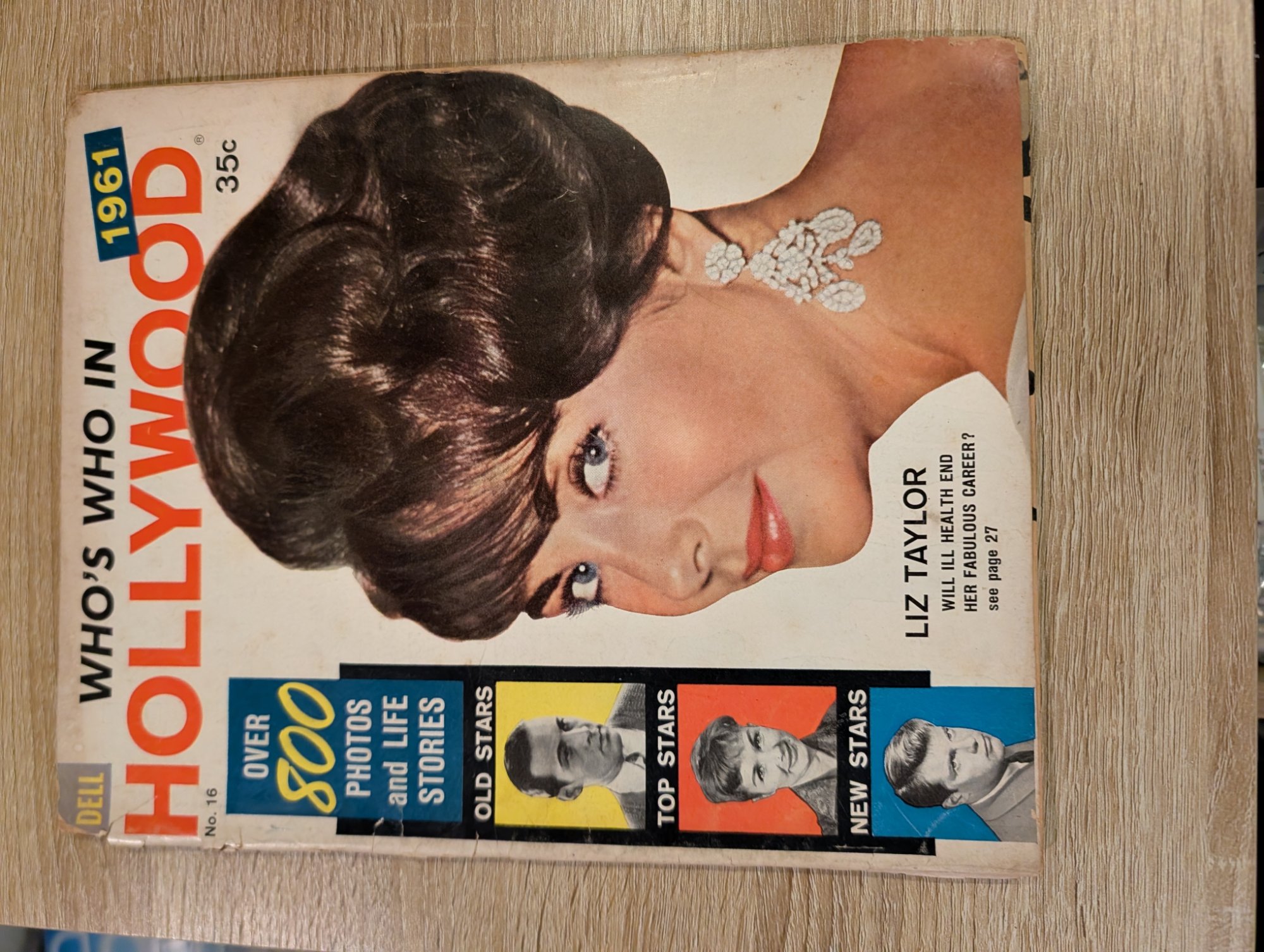 Dell Who's Who in Hollywood Magazine Lot 1961 1963 1966 Liz Taylor Elizabeth Tay