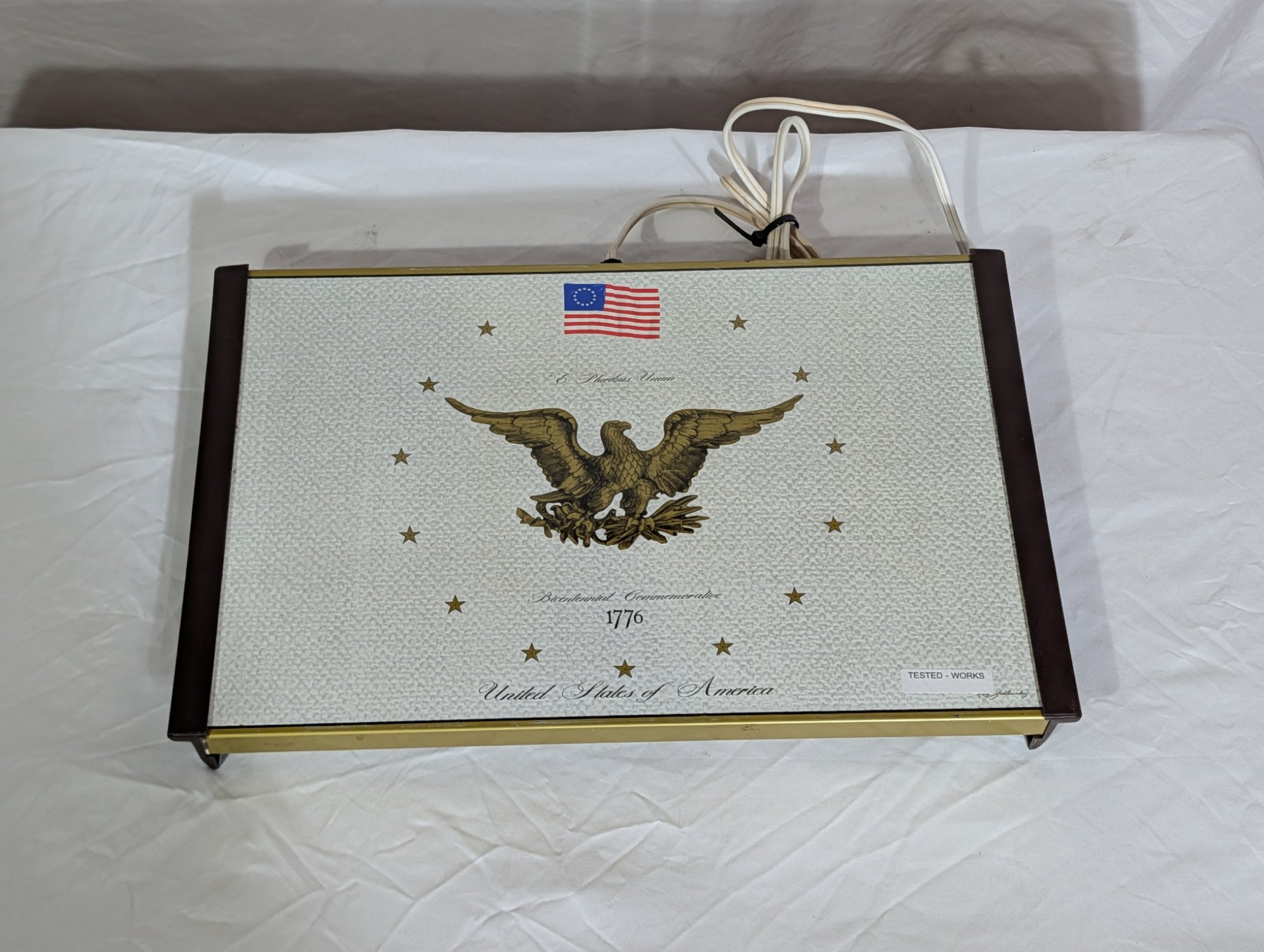 Atlantic Precision Works Warm-O-Tray Model 220 Electric Warming Tray Bicentennia