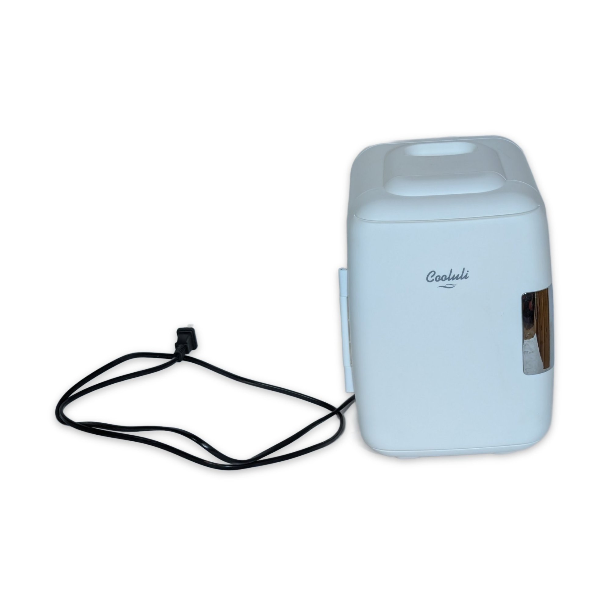 Cooluli Mini Fridge Cooler Warmer White Portable w/ AC/DC Cords