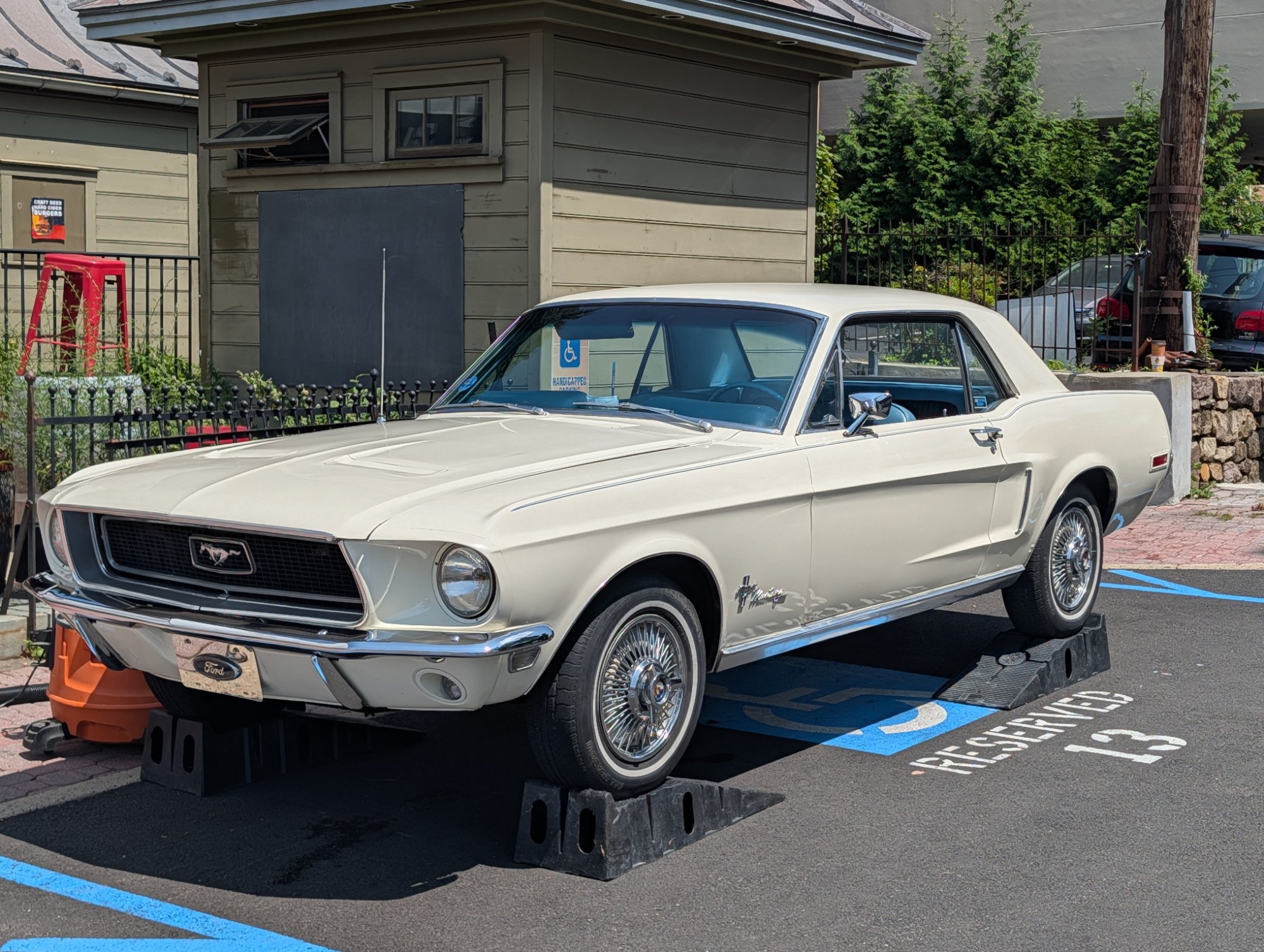 1968 Ford Mustang Hardtop Coupe - 200ci I6, 51K Miles, White
