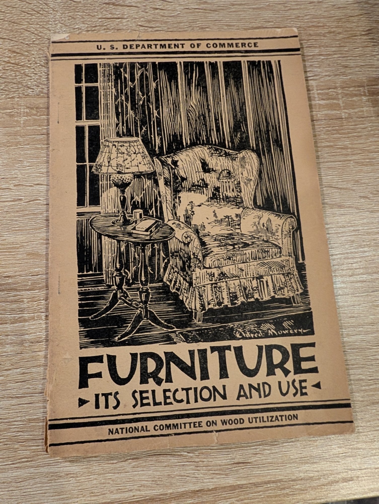 Furniture Its Selection and Use 1931 US Dept of Commerce Wood Utilization Bookle