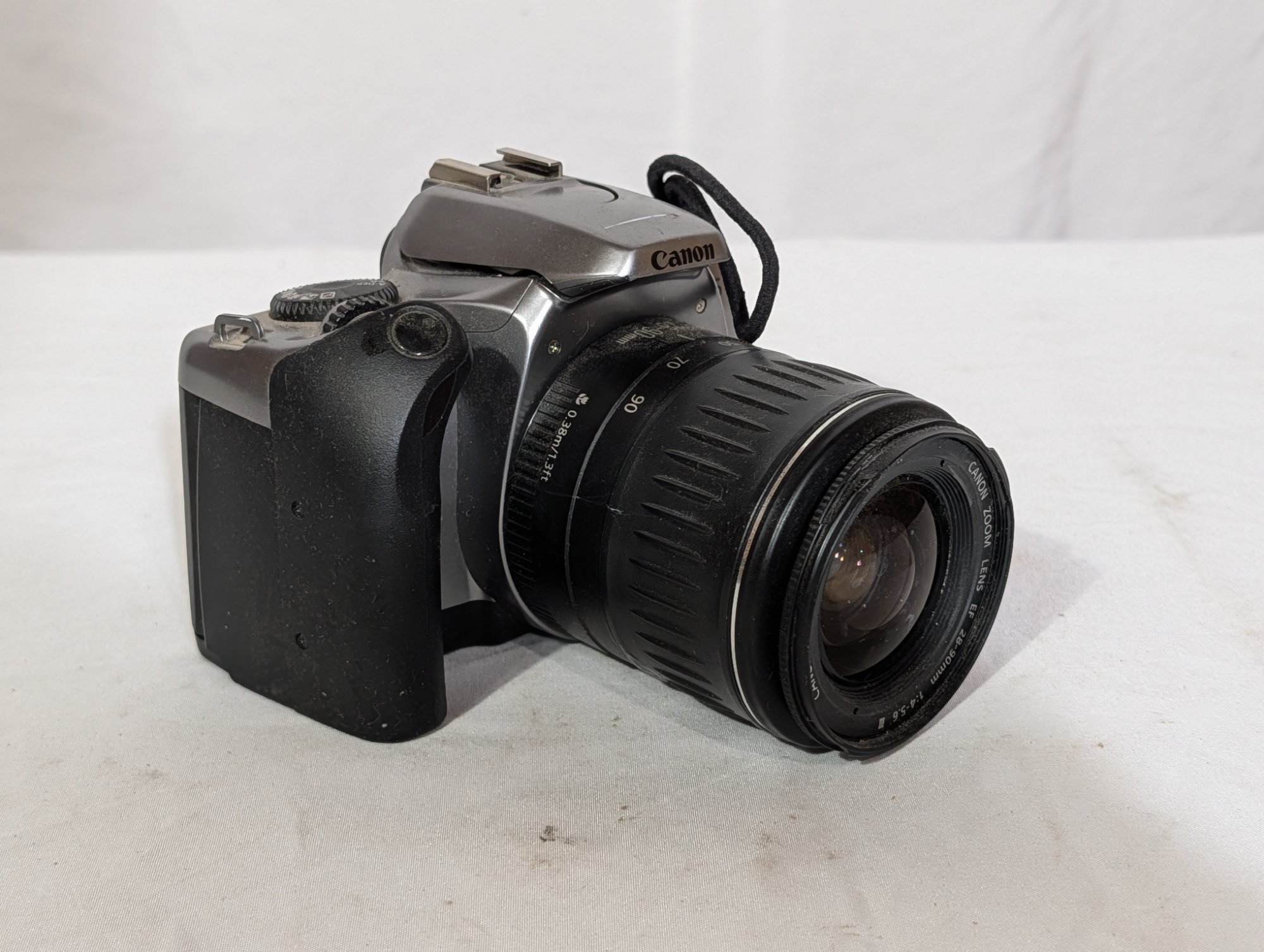 Canon EOS Rebel K2 35mm Film SLR Camera with EF 28-90mm f/4-5.6 III Zoom Lens Untested