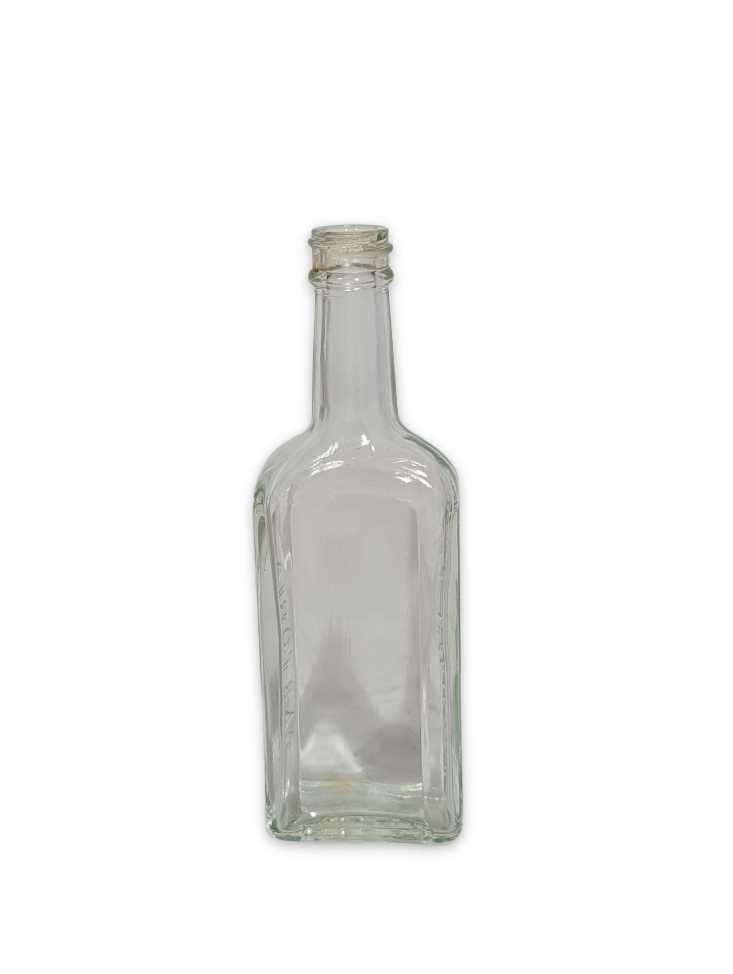 Antique Chas H. Fletcher Castoria Medicine Bottle, Aqua Glass