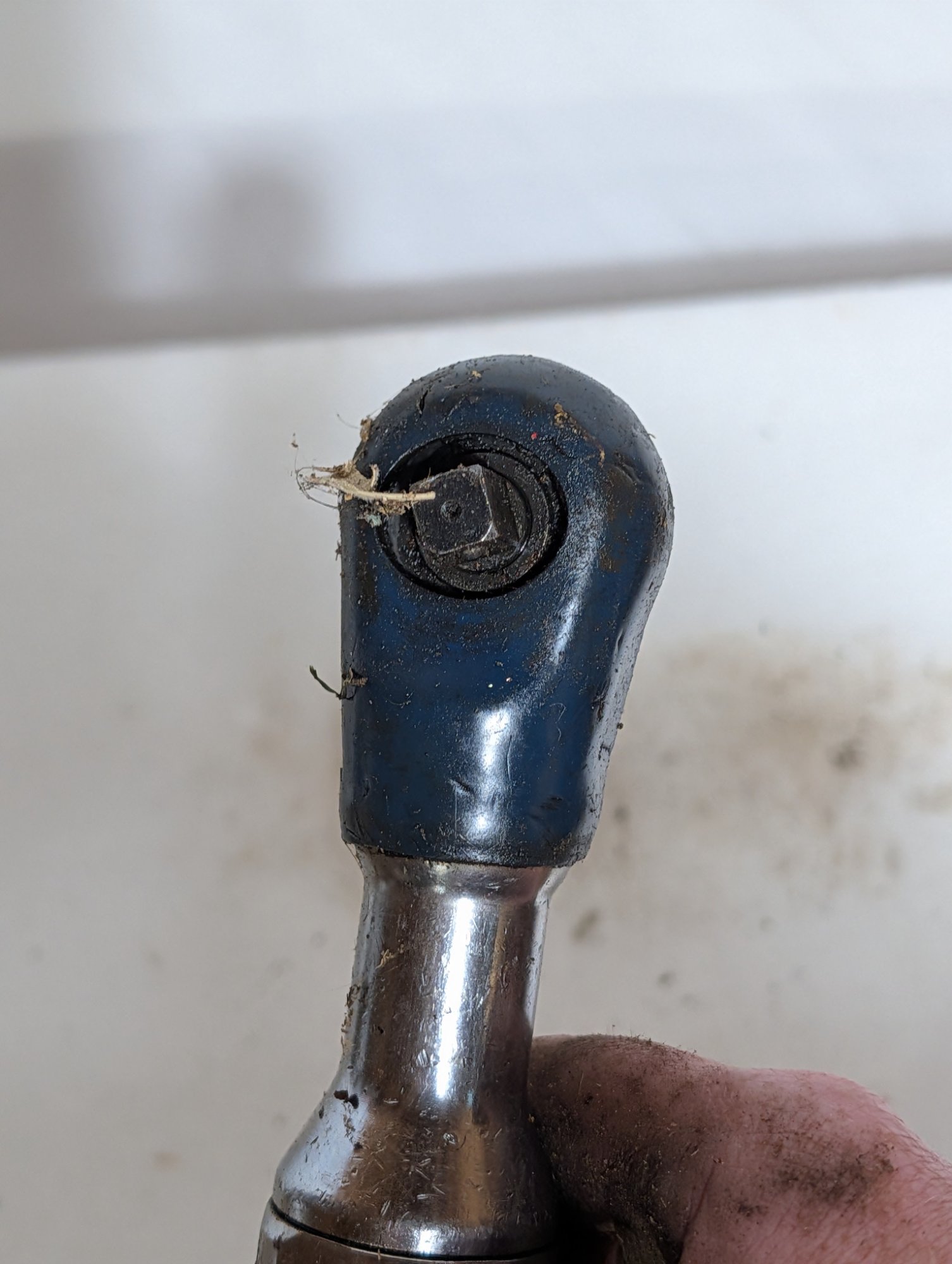 Snap-on Pneumatic Air Ratchet Wrench 3/8 in Drive Inline Straight Handle Used
