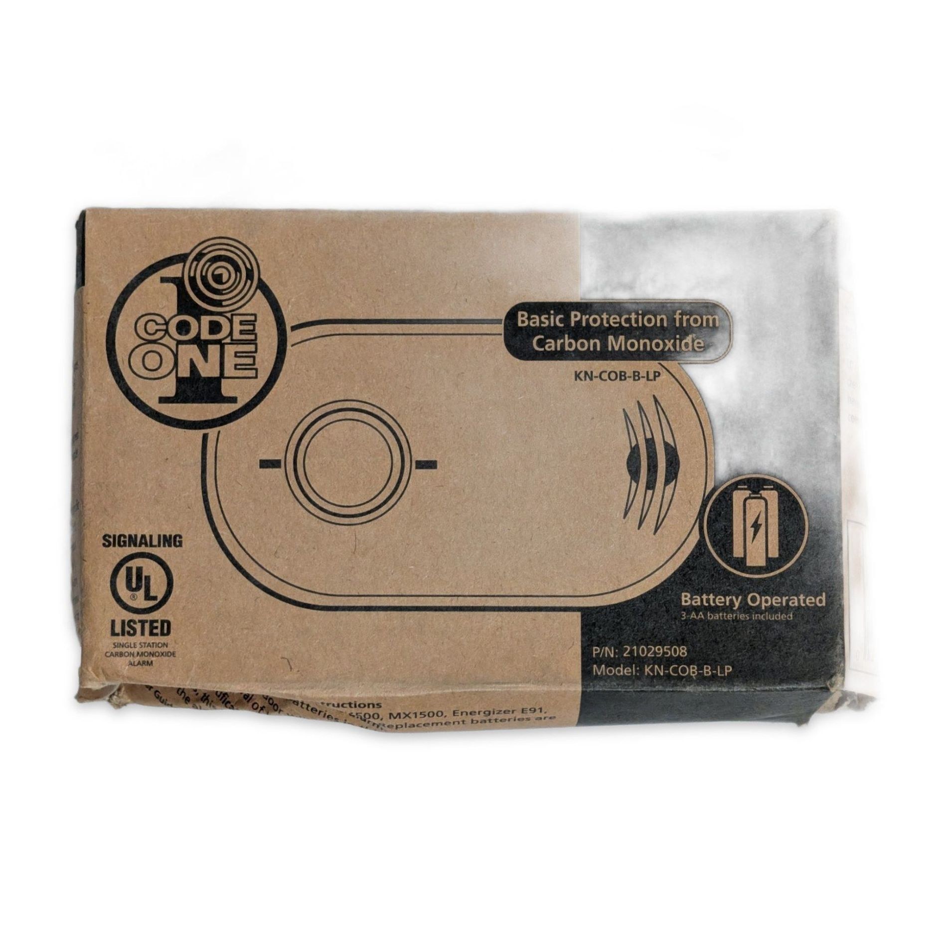 Kidde NightHawk KN-COB-B-LP Carbon Monoxide Detector Battery Operated CO Alarm