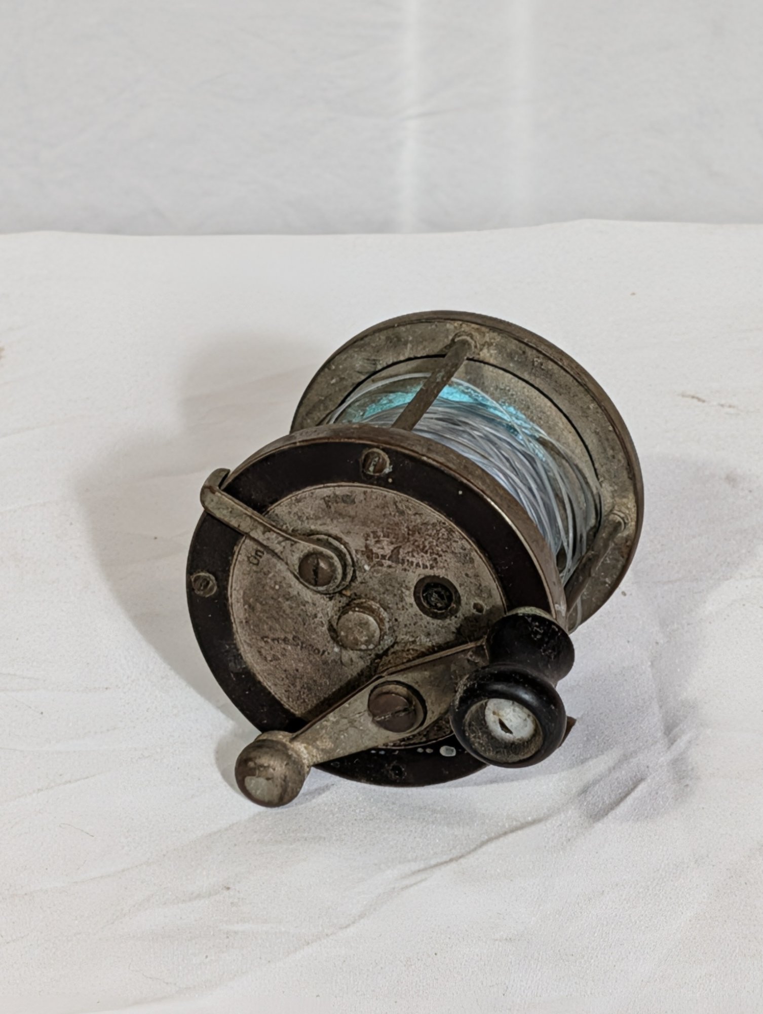Penn Free Spool Vintage Conventional Baitcast Saltwater Reel Mid Century As Foun