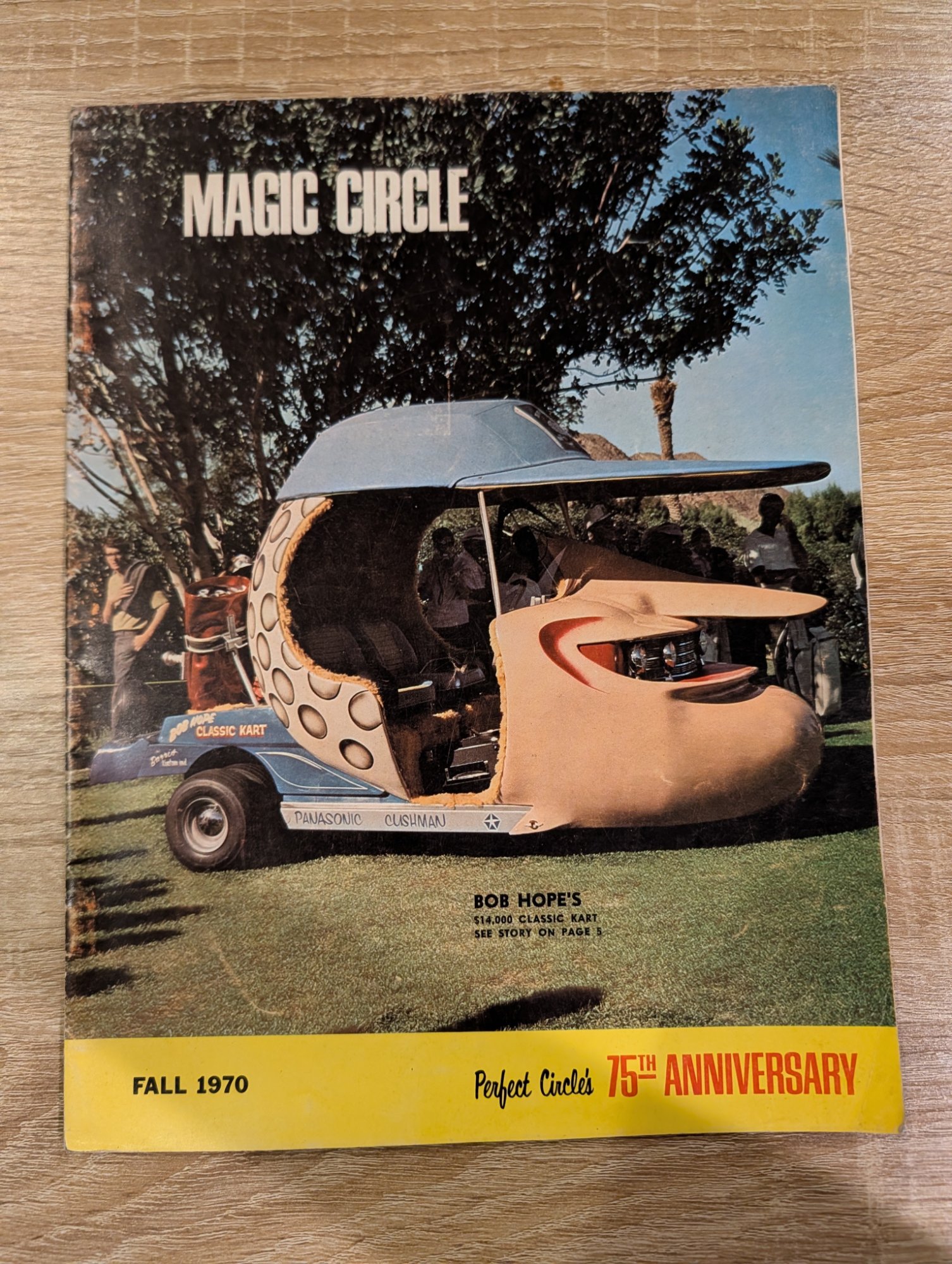 Magic Circle Magazine Fall 1970 Perfect Circle 75th Anniversary Bob Hope Barris