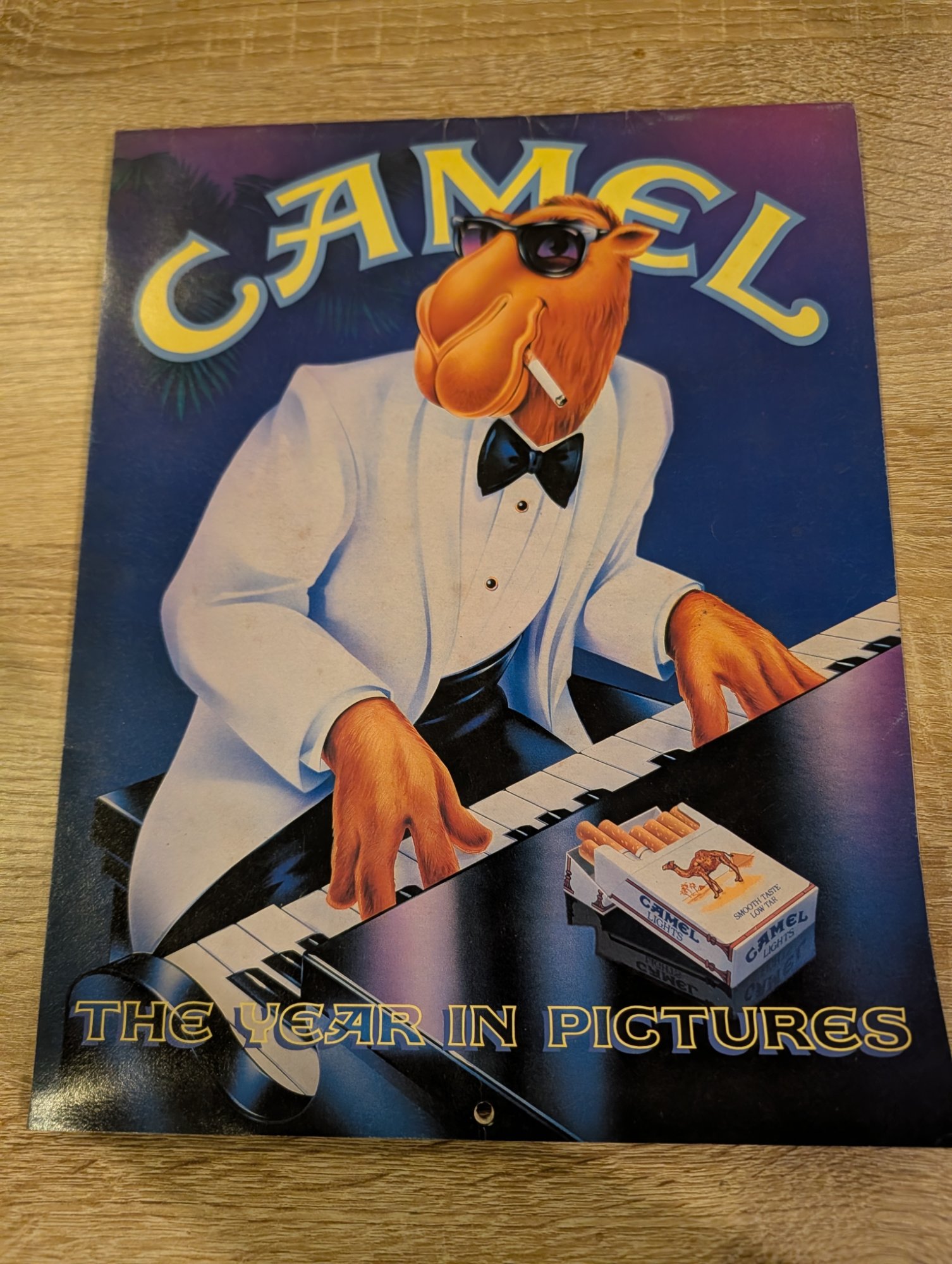 Joe Camel 1992 Year in Pictures Wall Calendar RJ Reynolds Tobacco Advertising Ar