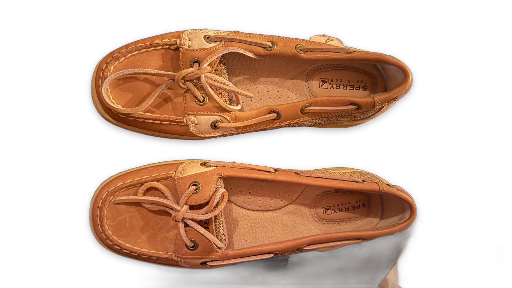 Sperry Top-Sider Women's Boat Shoes Size 7 Tan Leather NWT